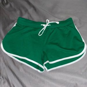 Dark Green booty shorts